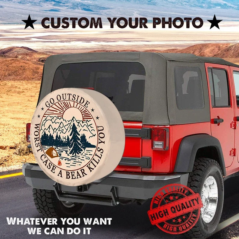 Spare Tire Cover for Car, A Gift for Camping Enthusiasts, Spare Tire Cover  for Camping Car, Spare Tire Cover for Car,