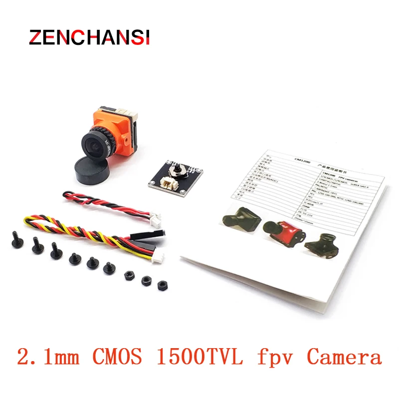 FPV 1/3 &quotCMOS 1500TVL B19 Мини камера 2 1 мм объектив PAL / NTSC с OSD D-WDR DC5-30V для RC гоночный Дрон |