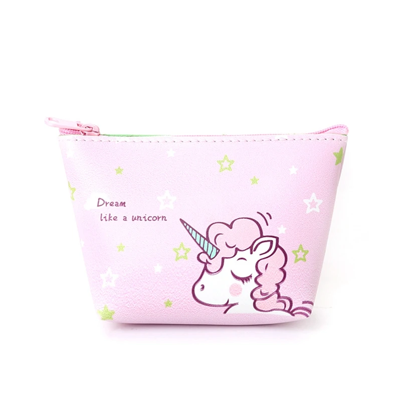 Сумки для женщин, кошельки с единорогом, держатель для монет, Kawaii, животные, единорог, фламинго, мини кошелек, маленькая сумка, Детская сумочка на молнии, подарок - Цвет: CB1042PP