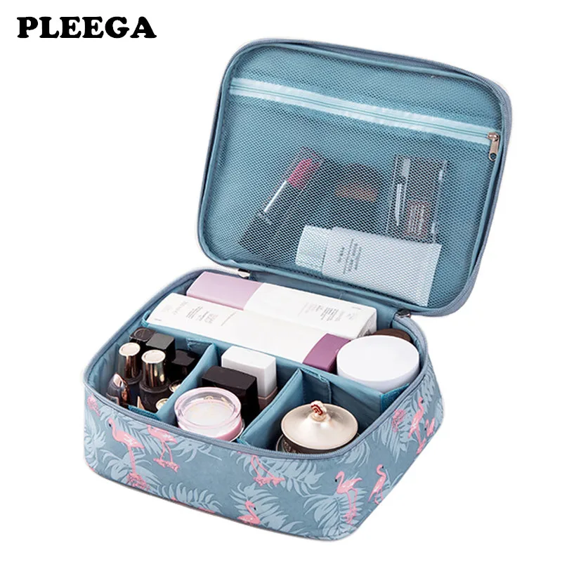  PLEEGA Multifunction Women Make up Makeup Organizer Bag Cosmetic Bag Toiletry Portable Outdoor Trav