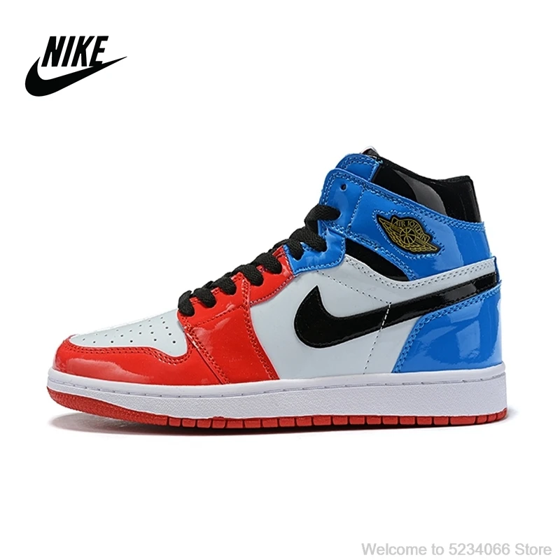 Оригинальная Мужская баскетбольная обувь NIke Air Jordan 1 AJ1 в Северной Каролине Размер