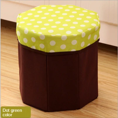 European-style Storage Stool Multifunctional Sitting Storage Stool Home Foldable Storage Box Non-woven Dust-proof Storage Box 