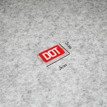 

NO.S028 Motorcycle Motorbike Helmet Reflective Safety Stickers DOT Sign Waterproof Transportation Safety Decals