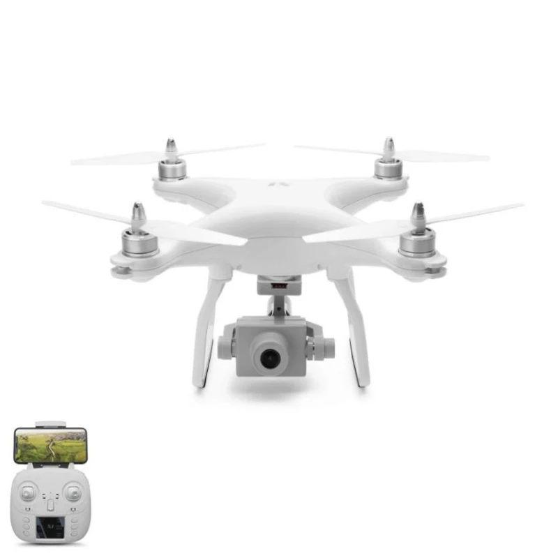 Gps авто следить за мной Wi-Fi FPV RC Drone X1 500M 1080P камера gps позиционирование один ключ возврат пульт дистанционного управления Вертолет с Gimbal - Цвет: Белый