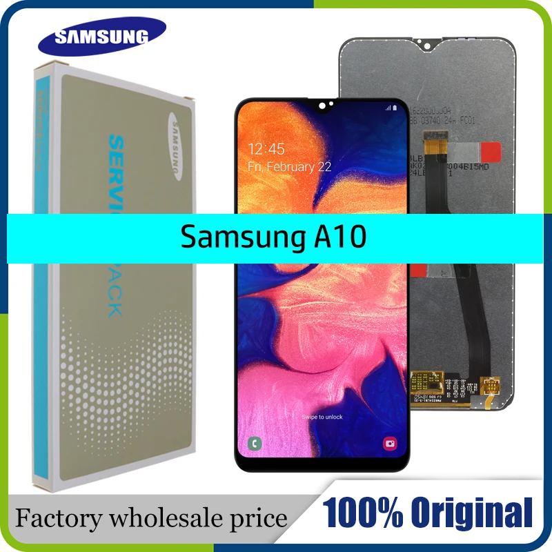 10 шт./лот оригинальный 6 2 &quotЖК дисплей для Samsung Galaxy A10 A105 A105F SM ЖК сменный экран