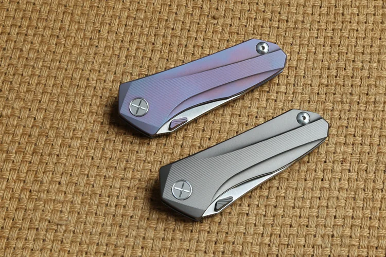 DICORIA YX628 складной нож шариковый подшипник D2 лезвие TC4 титановая ручка Кемпинг Охота Открытый выживания Карманные Ножи EDC инструменты