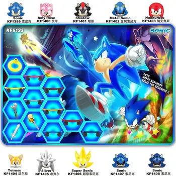 

KF6123 KF6124 Adventure Game Building Plastic Sonic Blocks Knuckles Silver For Chirdren Toys Gift WM6086 WM6087