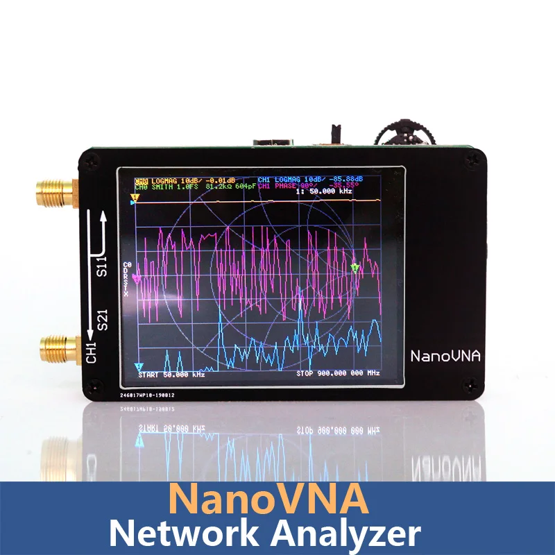 Векторный анализатор сети NanoVNA 50 кГц 900 МГц цифровой сенсорный экран коротких