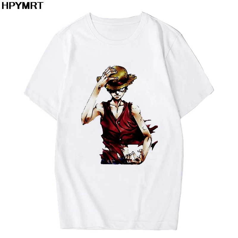 Funny One Piece T Shirt Japanese Anime Men T-shirt Luffy T Shirts Clothing Tee Shirt Printed Tshirt Short Sleeve Top Tee Clothes