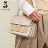 FOXER Women Shoulder Bag Crossbody Bag Woman Leather Strap Bags Valentine's Day Present Gift Female Messenger Bag Lady Flap ► Photo 3/6