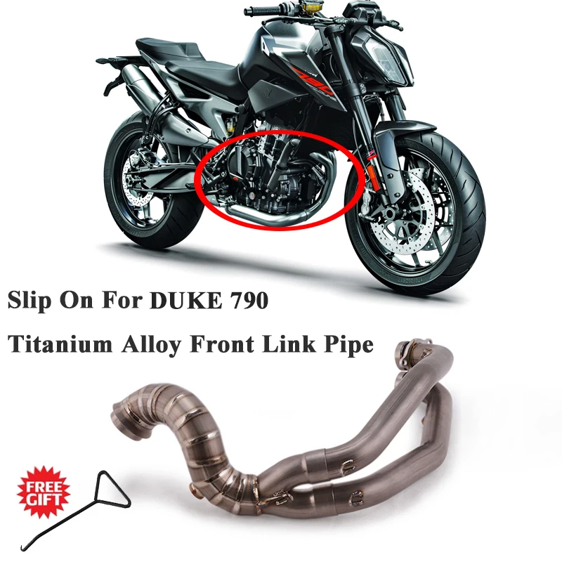 Полная система вставки из титанового сплава для DUKE 790 duke790 выхлопной трубы
