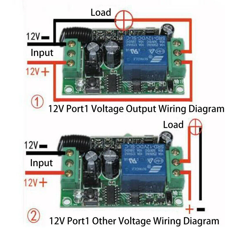 1 комплект Leerning Код DC 12V 10A 1CH 433Mhz радио приемник передатчик реле с дистанционным управлением