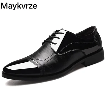 

2020 Hot sales men's shoes leather Tide fashion wild Comfortable lace-up male flats man casual shoes plus size 38-48 color 6