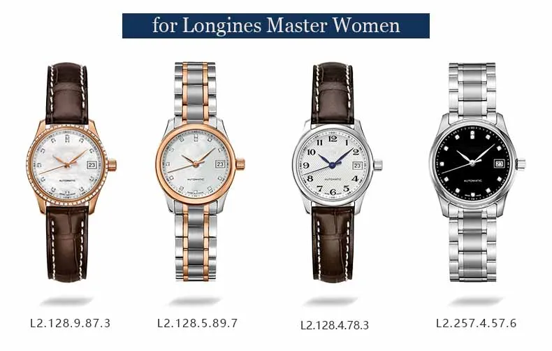 Ремешок из телячьей кожи для часов Longines Masters коллекция ремешок для часов Ремни Браслеты из воловьей кожи 14 15 18 19 20 21 22 мм ремешок для мужчин