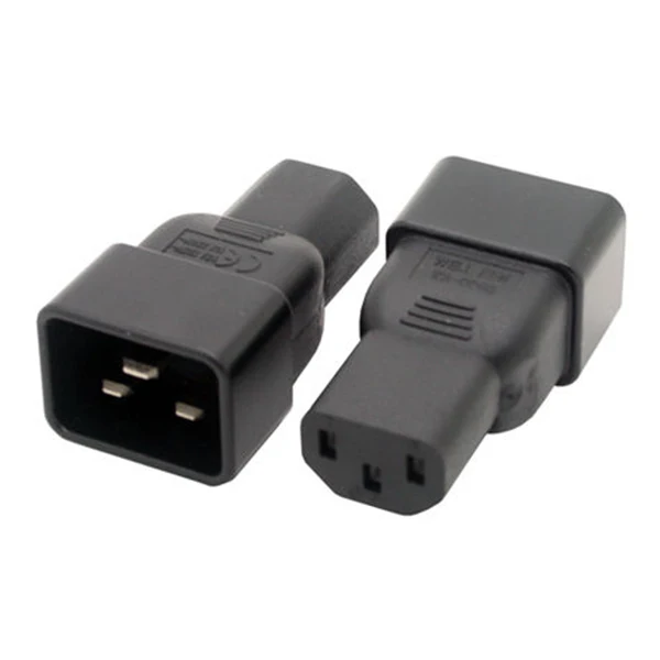 AABB-бежевый цвет IEC 320 C13 до C20 адаптер переменного тока, IEC 15A до 10A, 16A до 10A преобразователь переменного тока, C20 16A до C13 10A разъем питания