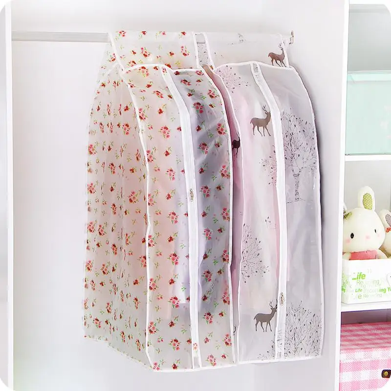 Clothes Cover for Garment Suit Dress Coat Cloth Dust Covers Transparent