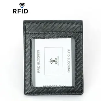 

THINKTHENDO Men's Leather RFID Short Wallet Credit Card Holder Bifold Coin Purse Change Pocket 11.5 x 8cm