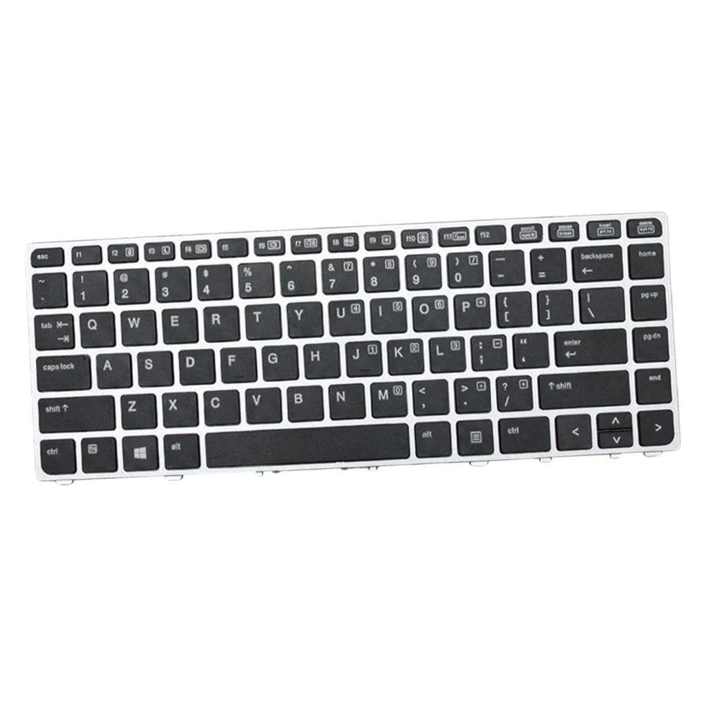 США Макет ПК ноутбук Keyobard Замена для hp EliteBook Folio 9470m Клавиатура с каркасом для ноутбука