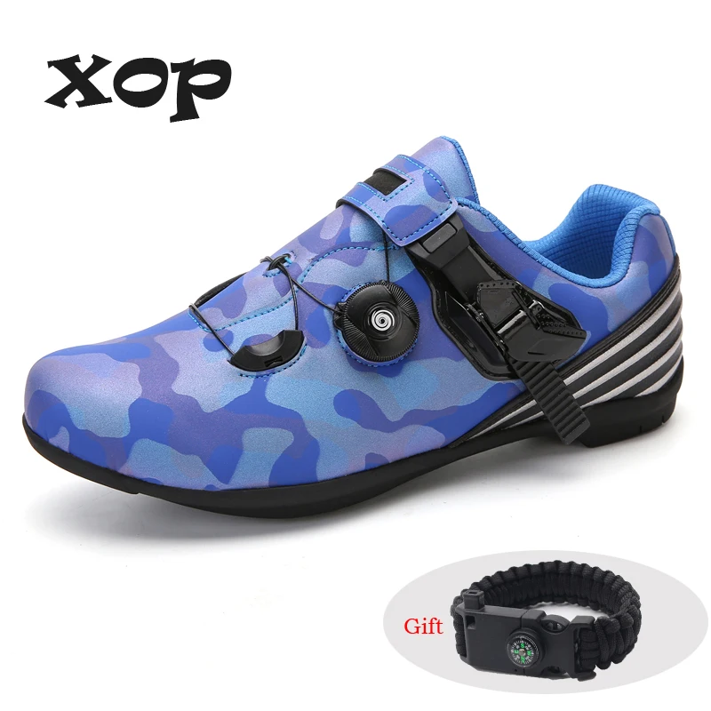 

HOT MTB Road bicycle men and women Ventilation shoes Suitable for Shimano white red blue mountain road universal Cycling shoes