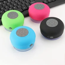Портативный мини Bluetooth Динамик Hands Free водонепроницаемые беспроводные динамики для ванной комнаты Душ сабвуфер музыка громкий динамик