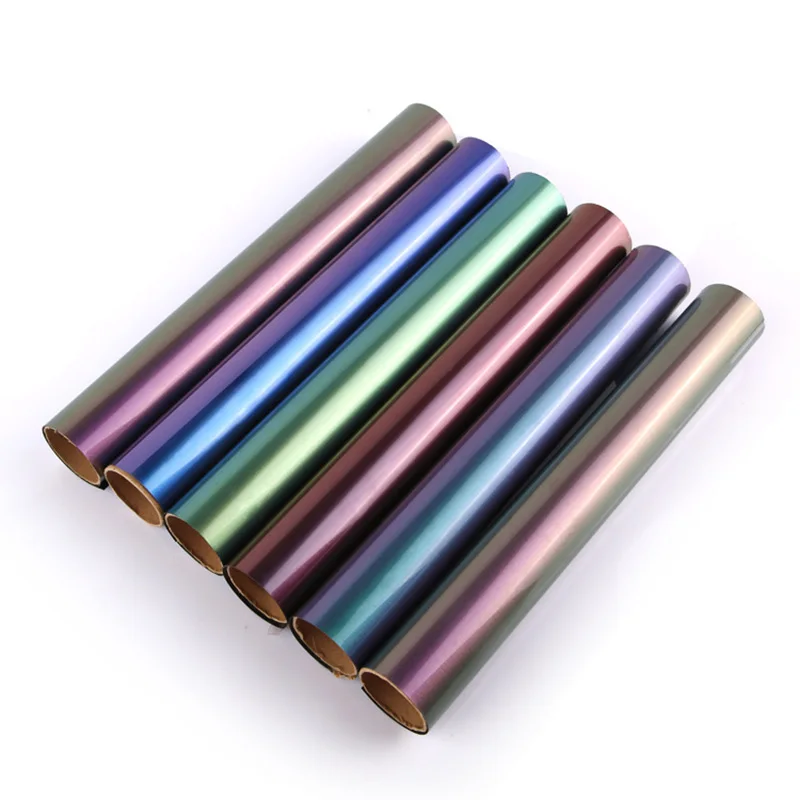 

25cm*100cm PET heat transfer discolor vinyl film T-shirt Iron On HTV Printing number patterns for sportswear Home decoration