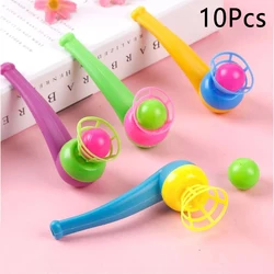 Bolas flotantes de plástico para bebés, juguetes de varilla de respiración, juguetes de entrenamiento de equilibrio suspendido, juego familiar, 10 piezas