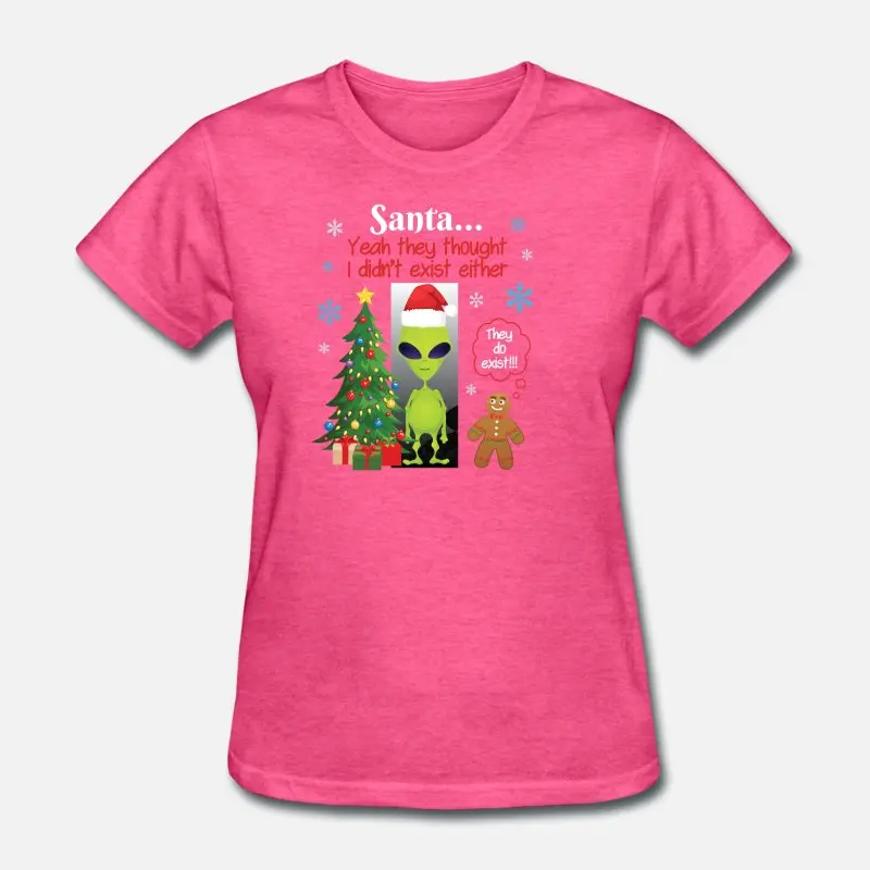 

Santa Yea They Though I Didn't Exist Either They Men T-Shirt Cotton O-Neck Harajuku T Shirt Big Size 3xl 4xl 5xl Female Hiphop