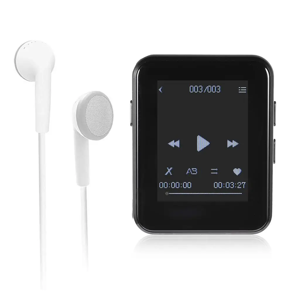 

1.7 Inch Portable Bluetooth 4.0 MP3 Player 8GB/16GB Touch Screen MP4 Ultra Thin Hifi Walkman MP5 Metal Audio Player