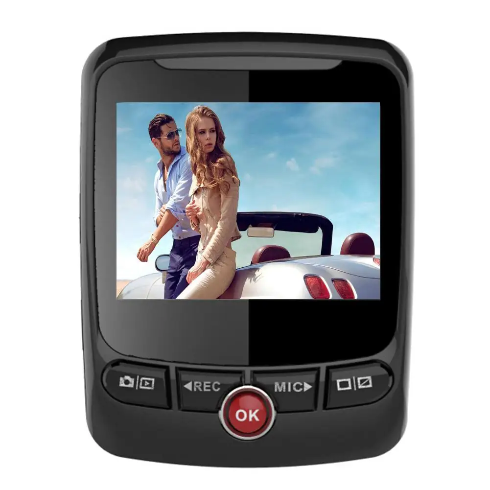 

2.4" HD Screen Dash Camera Wide Angle Dashboard Recorder Front and Back Double Camera G-Sensor Night Version Loop Recording QQ