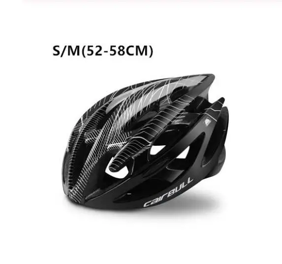 Black-M CAIRBULL велосипедные шлемы MTB шоссейные велосипедные шлемы мужские и женские велосипедные шлемы для горной дороги - Цвет: Black-M