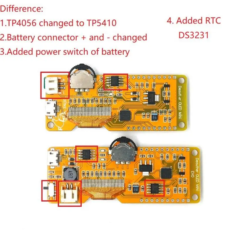 com placa de desenvolvimento oled de 1.3&