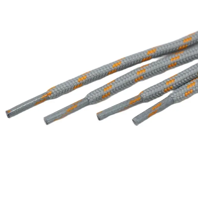 Durable Outdoor Sport Shoelaces - Round, Non-Slip, Multiple Lengths & Colors