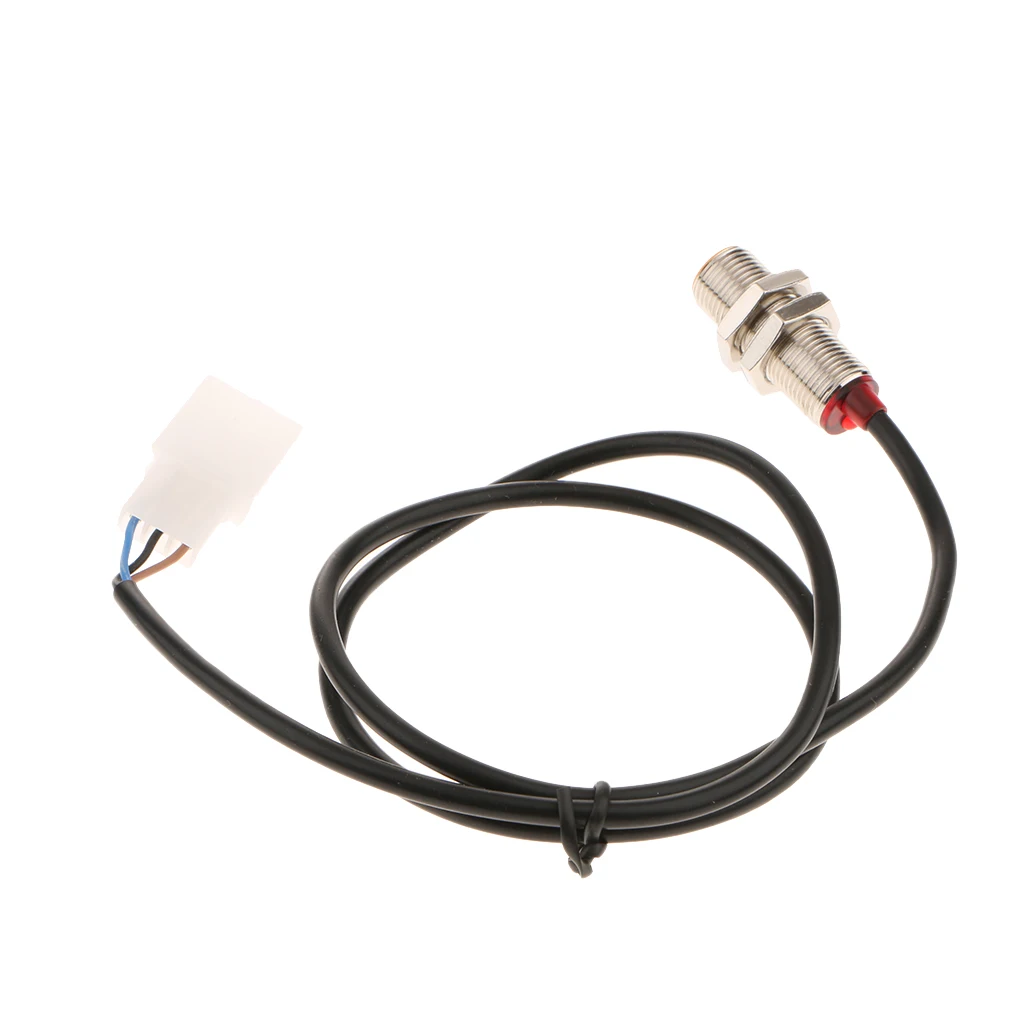 Brand New Motorcycle Meter Speedometer Digital Sensor 3 Wires With 2 Magnets