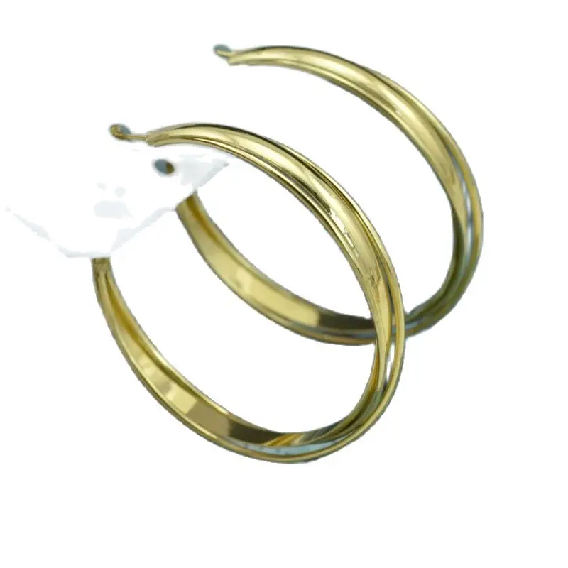 Clip earrings women Not allergic Painless No need pierced ears With cushion Fashion Casual Large circle ladies earrings ear clip earrings,clip earrings,ear clip
