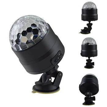 

Voice Control Car Led Auto Lamp USB Ambient Light DJ RGB Mini Colorful Music Sound Light USB-C Interface Karaoke Disco Party