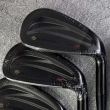 Утюги для гольфа SUS 316 черные Утюги 4-9P 7 шт графитовый стальной вал с крышкой стержня гольф-клубов