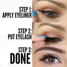 Долговечная Водостойкая Подводка для глаз тонкий завиток Магнитная жидкая подводка для глаз магнит накладные ресницы