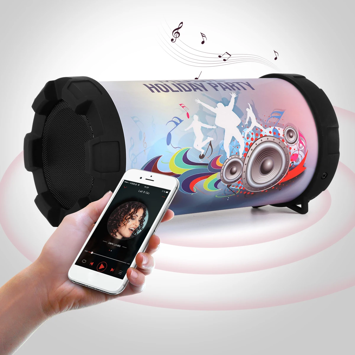 

Portable bluetooth Speaker Outdoor Wireless Loudspeakers Mini Column for Phone Computer Stereo Music Surround Speakers Box