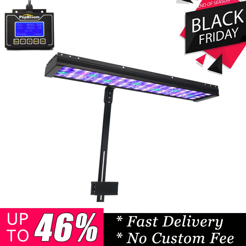 

PopBloom aquarium lamp led freshwater led aquarium light planted tank lighting led lighting fish tank lights sunrise sunset