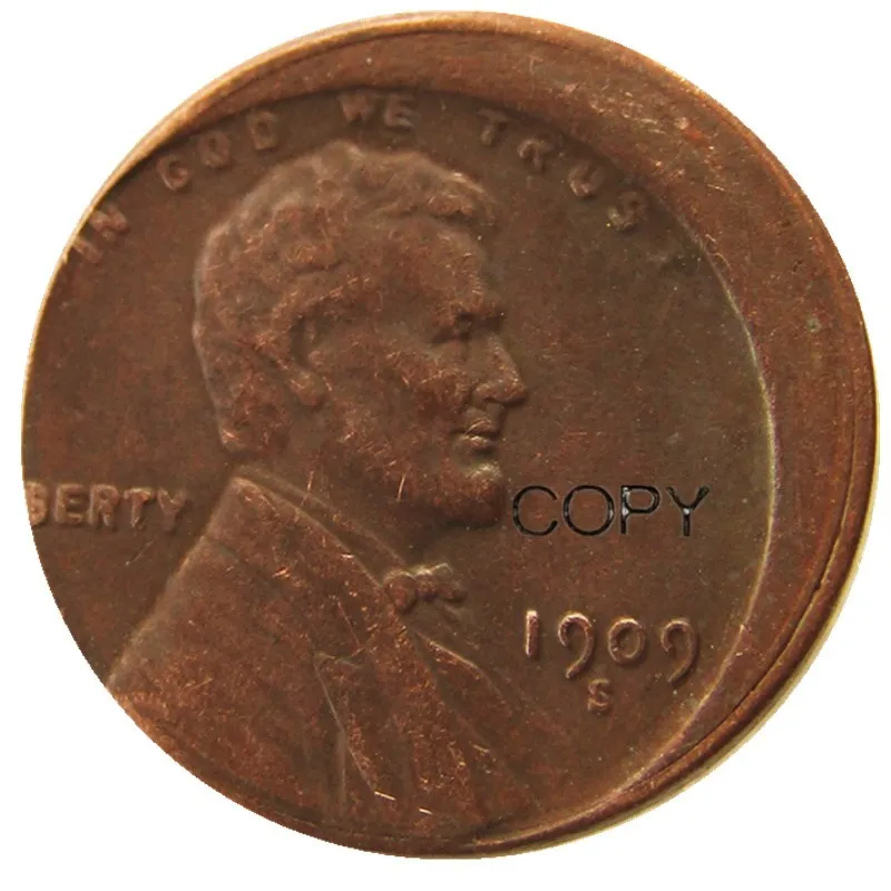 US 1909SVDB One Cent Error with An Off Center Copper Copy Coin | Дом и сад
