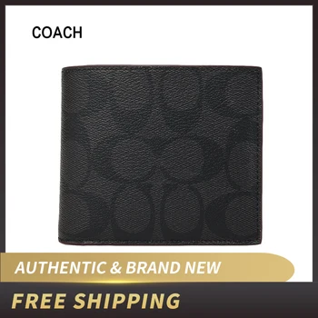 

COACH Mens Signature Canvas Wallet F74993/F25519/F73262/F75083/F66551/F76857