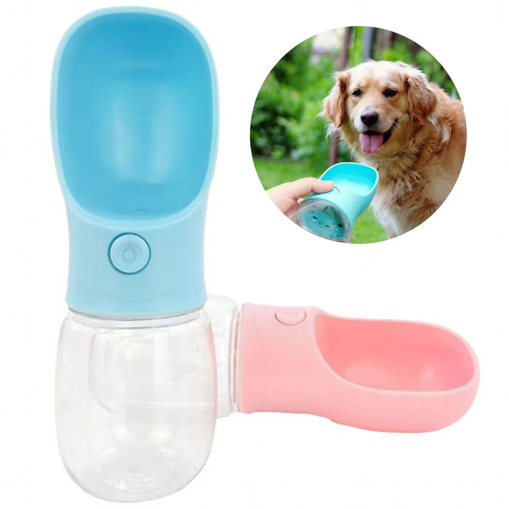 Botella de agua portátil para mascotas, tazón para beber al aire libre, taza de viaje para perros y gatos, hervidor de agua, suministros para mascotas, novedad de 2020