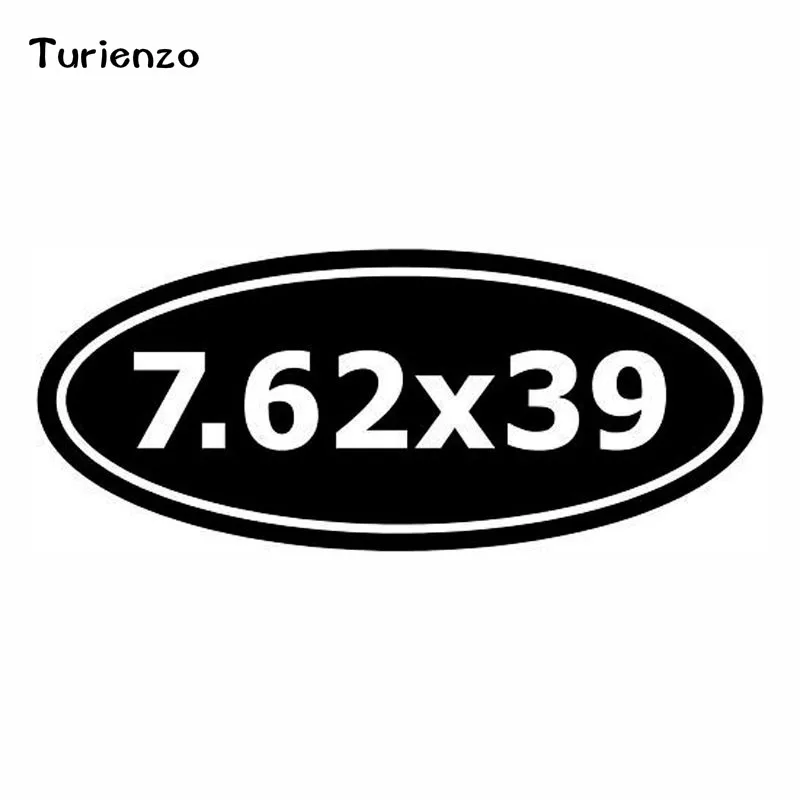 Turienzo 15*6 1 см 7 62x39 AK-47 Ammo наклейки для автомобиля цифровой мотоцикл стикер s