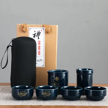 

Chinese Kung Fu Teaset Porcelain Teaware Set Traditions Tea Cup Sets With Travl Bag Tea Pot Stoneware Tea Sets Tea Ceremony