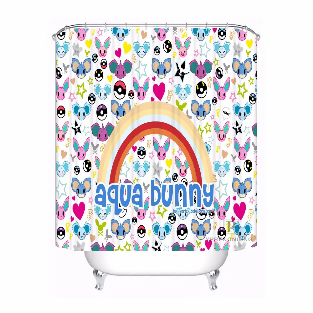 

Custom Beautiful Tokidoki Shower Bath Bathroom Curtain Mildewproof Waterproof Polyester Various Sizes#0421-21-58