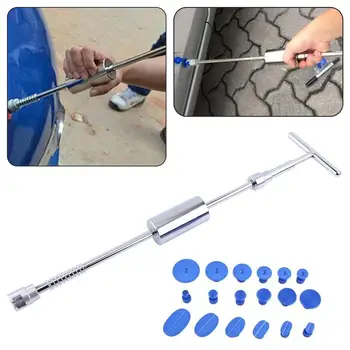 

Auto Car Body Paintless Dent Durable Removal Puller Repair Tool Accessory with 18 Spacer car scratch remover