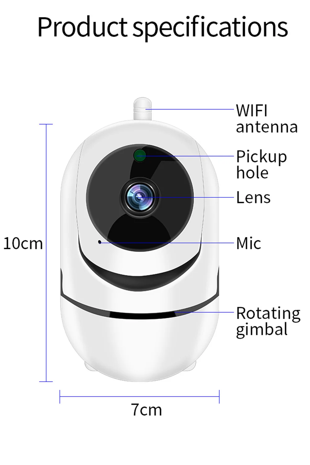 Комплект видеонаблюдения комплект ip-камер WiFi камера 1080P двухстороннее аудио ночное видение беспроводная CCTV камера система безопасности комплект