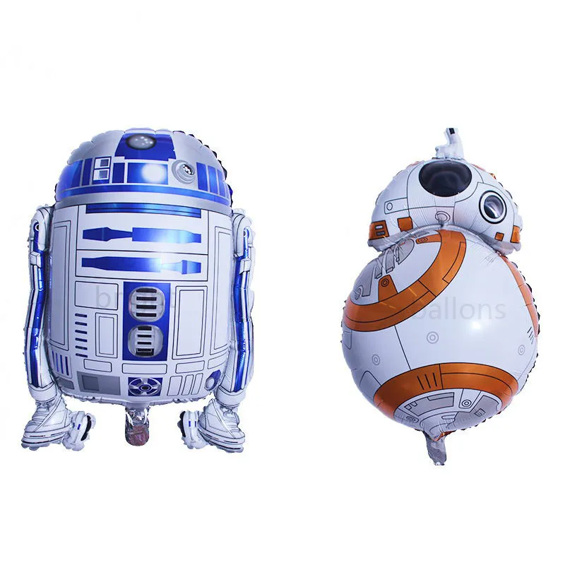 

Star Wars R2D2 B8 Robot Movie Birthday Children's Toy Aluminum Film Balloons