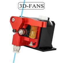 Aluminum Upgrade Dual Gear Mk8 Extruder for Extruder CR10 CR-10S PRO RepRap 1.75mm 3D Parts Drive Feed double pulley
