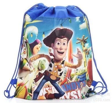 Disney мультяшный Детский рюкзак для плавания, двусторонний, нетканый, на шнурке, сумки для путешествий, водонепроницаемый, для хранения - Цвет: 5